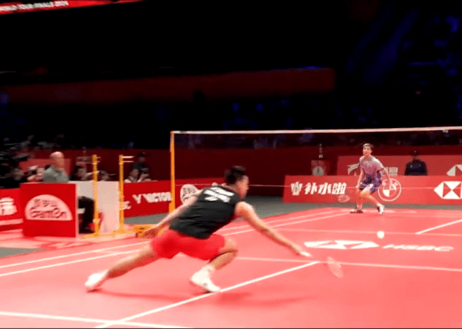 Leaning forward after the smash makes a player faster by a fraction of a second – Steve’s Badminton Blog and Website