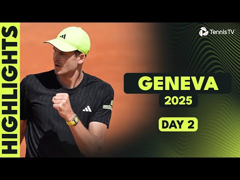 Khachanov vs Nishikori; Rinderknech vs Kecmanovic; Hurkacz vs Cazaux | Geneva 2025 Day 2 Highlights