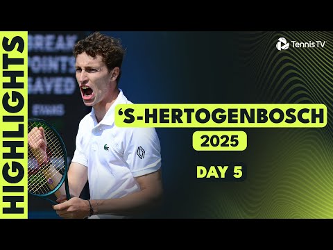 Humbert Plays Borges; Medvedev, Opelka & Diallo Feature | ‘s-Hertogenbosch 2025 Highlights Day 5