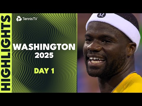 Kyrgios/Monfils, Shelton/Tiafoe in Doubles Action | Washington 2025 Highlights Day 1